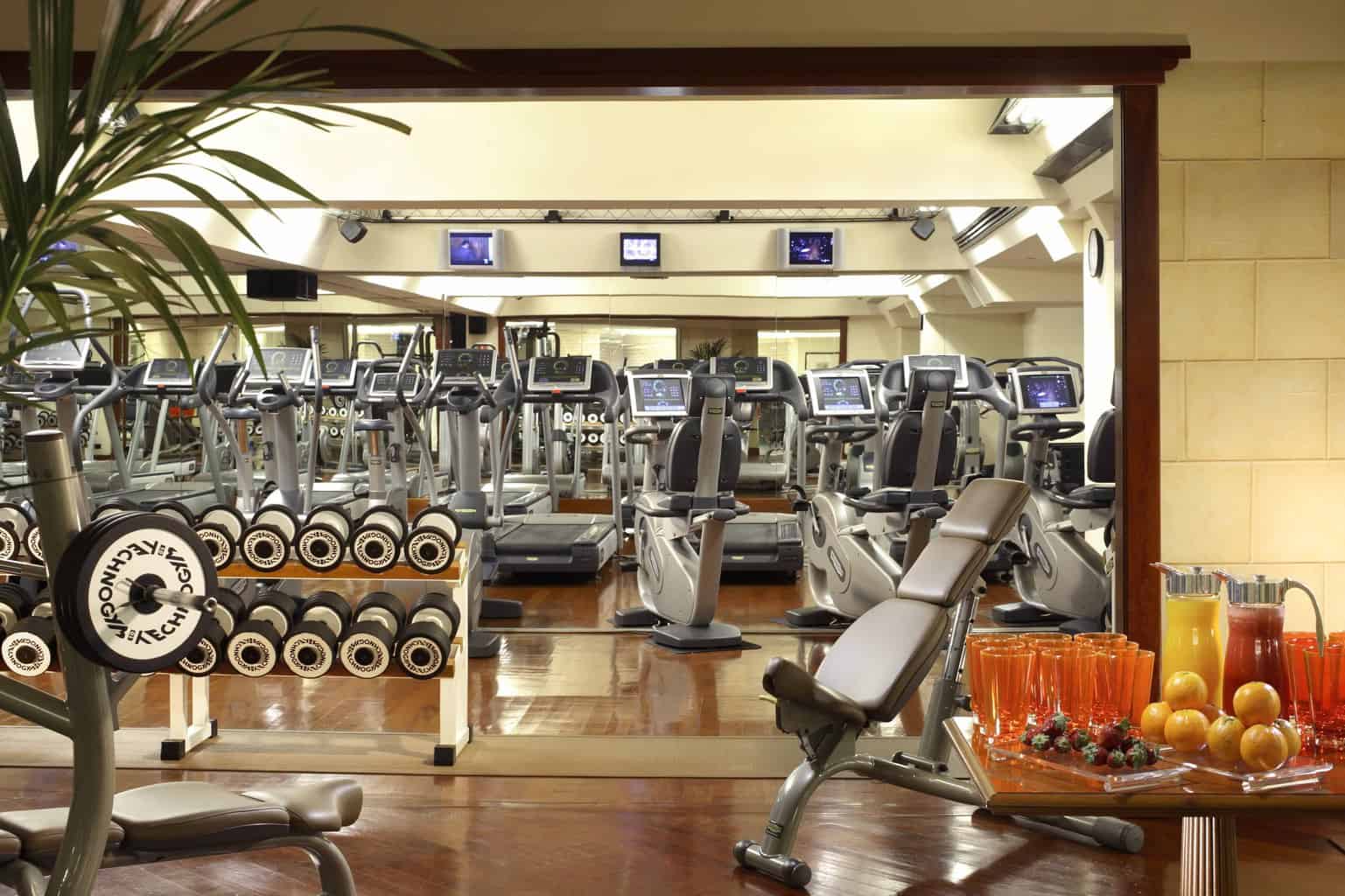 The Best Hotels Gyms And Fitness Center In Rome Italy Hotelgyms Com